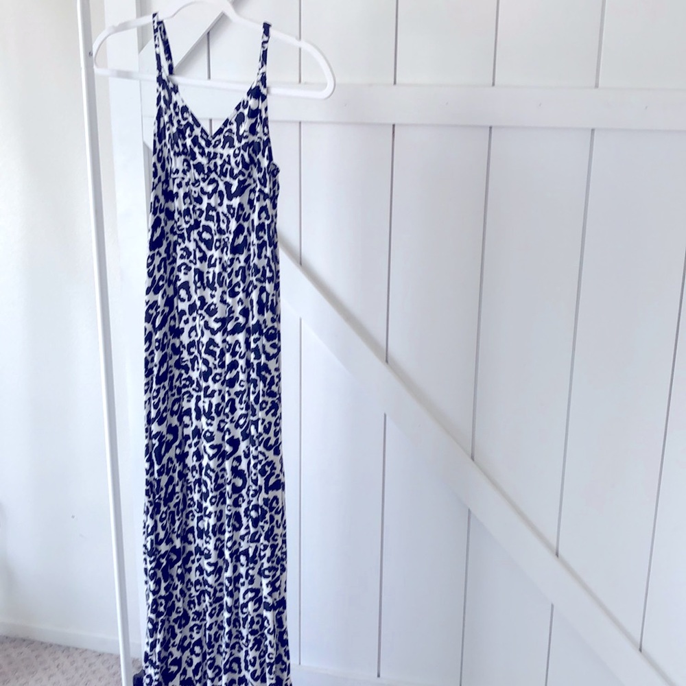 H&M animal print maxi dress